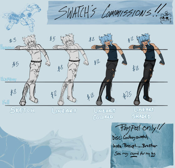 Full body lightly + non colored